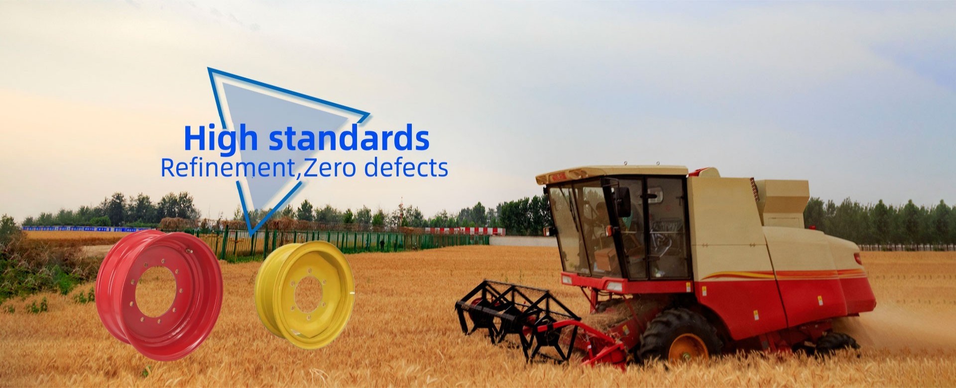 Agricultural machinery wheel