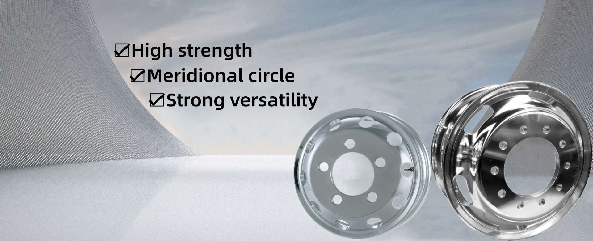 Aluminum alloy truck wheel